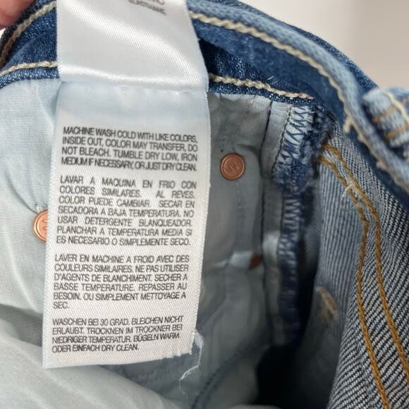 Mother Superior The Tripper Ankle Fray Jeans 27 Blue Its A Small World Wash - Picture 12 of 14